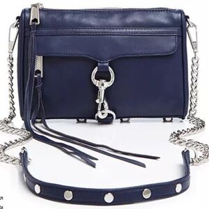 Rebecca Minkoff Mini MAC Crossbody with Classic Hardware Blue